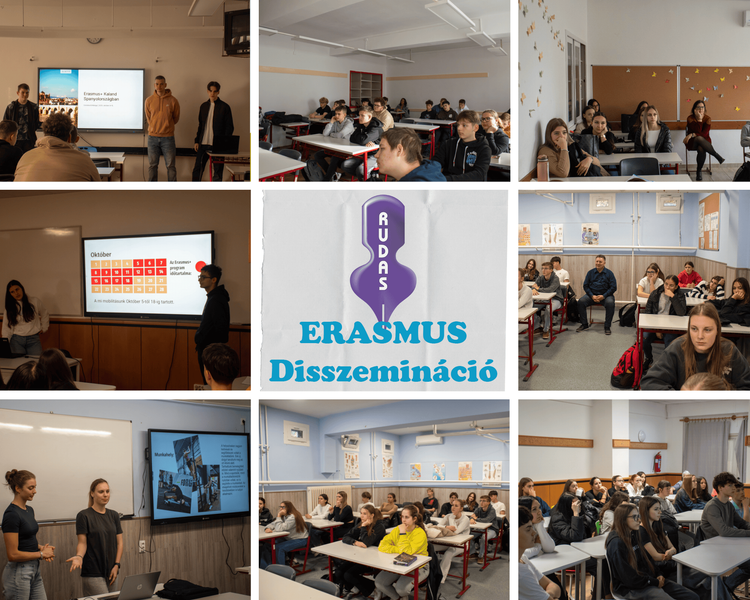Erasmus+ Diákmobilitás bemutatása a Rudasban
