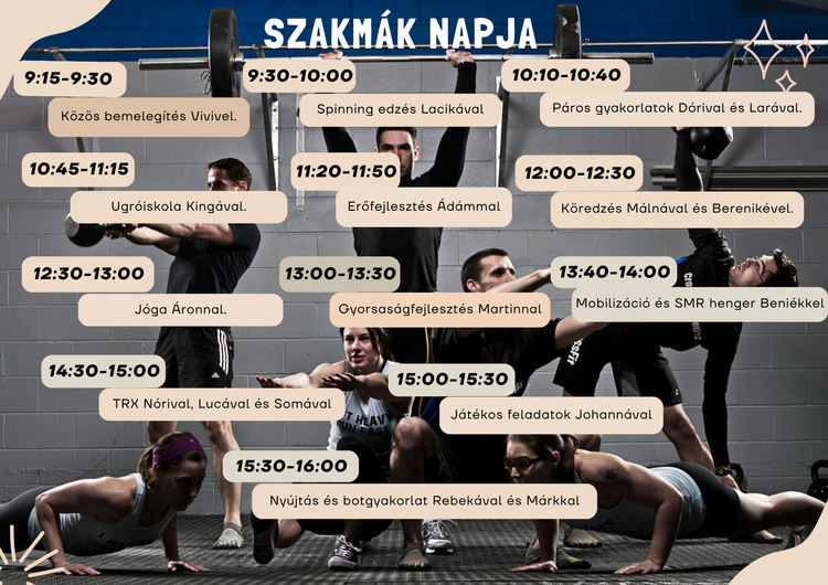 Szakmaválasztó Nap "Fitnesz terem"